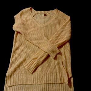 So V-neck  Sweater - pale pink